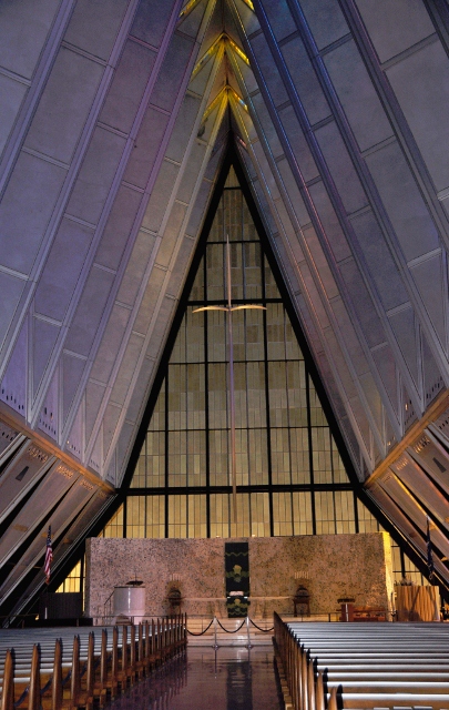 USAF Academy chapel interior